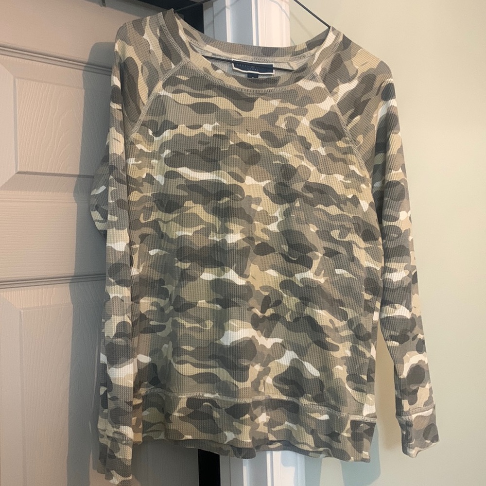Karen Scott sport camo top